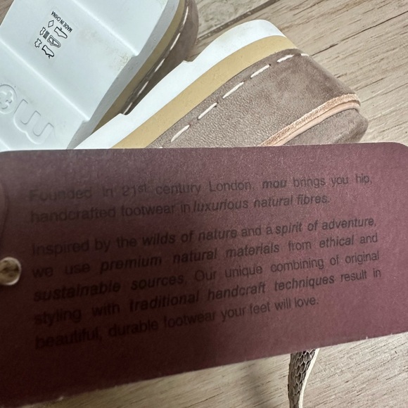 NWT Mou Crochet Wedge Shoes - Picture 8 of 9